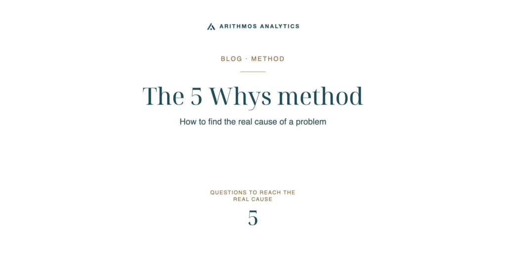 The 5 Whys method: questions to reach the real cause 5
