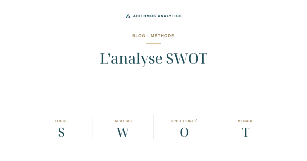 L’analyse SWOT: Force S, Faiblesse W, Opportunité O, Menace T